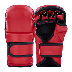 Stylish Strong MMA Shooter <b>Gloves</b> <b>Moisture</b> Wicking Hook Loop Closure Designed for Maximum Grip Support Performance Custom Bulk - Product Image 3