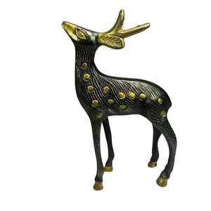 Top Selling Made In India Brass Animal Reindeer Handmade Statue Antique Manufacturer & Exporter From India With High Quality - Product Image 6