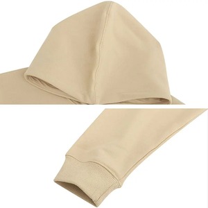 Prix de gros, sweats à capuche en polaire de polyester, respirants, sweats à capuche pour hommes avec poches, logo personnalisé brodé, sweats à capuche de sport pour hommes unis - Product Image 4