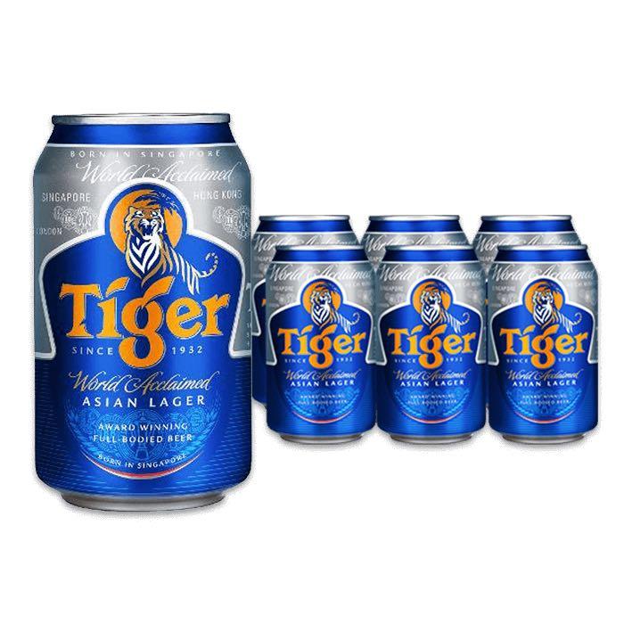 アフリカ産　タイガークリスタル クリスタルラガービール 330ml 24缶ボックス（イギリス産）