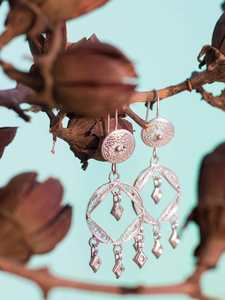 ต่างหูเกรดดีคุณภาพสูงแกว่งสง่างาม-8ส่งตรงจากผู้จำหน่ายอินเดียที่มีประกายระยิบระยับ - Product Image 2