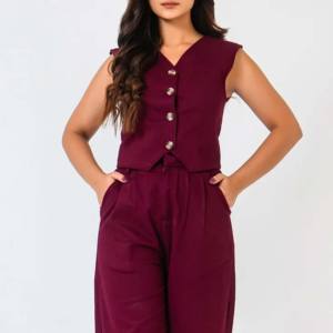 Gilets en coton de haute qualité pour femmes, à motif écossais, sans manches, pour la randonnée et la pêche, design personnalisé, nouveau prix de gros - Product Image 1