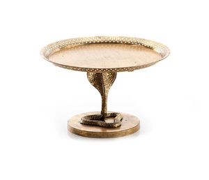 Présentoir de gâteau d'incrustation bleue parfait pour la décoration de table à la maison utilisation d'événements et but de cadeau en gros de l'Inde - Product Image 1