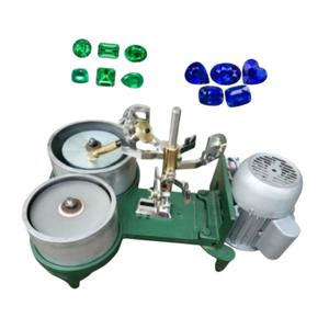 Pulidora de ángulo de disco doble, rectificadora y pulidora de piedras preciosas, máquina de facetado, motor central, rectificadora de superficie de piedras preciosas - Product Image 6