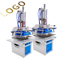 Máquina de Estampagem a Quente Automática Pneumática para Folha Dourada e Gravação Manual, Novidade, Máquina de Prensa Térmica para PVC, Couro e Ferro