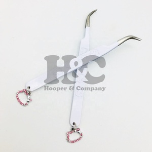 Pinzas para Pestañas Profesionales de Primera Calidad, Punta de Acero Inoxidable Sostenible, Se Acepta OEM, Cantidad Mínima de Pedido - Product Image 6