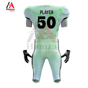 Personalizado sublimado 180GSM poliéster fútbol americano Jersey naranja negro diseño transpirable ropa deportiva - Product Image 6