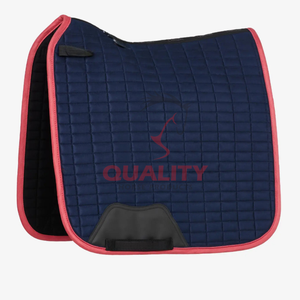 Vente en gros personnalisé tapis de selle anglais doublure intérieure souple mélange de coton durable respirant matelassé design léger tapis de selle - Product Image 1