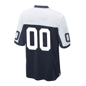 Nouveauté, maillot de football américain pour homme, taille plus, manches courtes, imprimé de haute qualité, maille respirante/polyester, personnalisable, OEM - Product Image 4