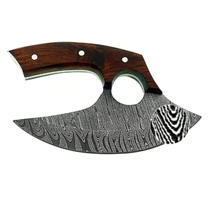 Cuchillo de cocina Ullu de acero damasco hecho a mano, herramientas para pizza disponibles con mango de cuerno de ciervo - Product Image 2