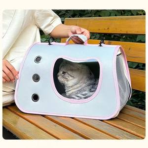 Playmax Canvas Waterproof Breathable <b>Dog</b> <b>Carrier</b> <b>Bag</b>-Portable Outdoor Pet <b>Bag</b> with Zipper Closure for Small <b>Dogs</b> - Product Image 2