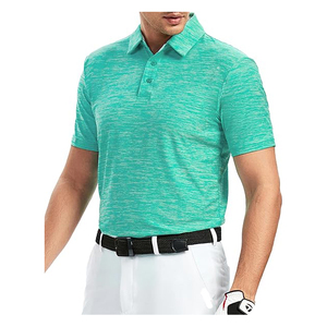 เสื้อโปโลผู้ชายเสื้อโปโลแขนสั้นพิมพ์ลายแห้งเสื้อโปโลกอล์ฟ - Product Image 1