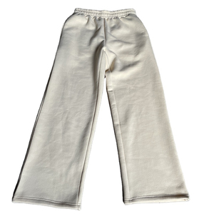 Pantalones Deportivos de Cintura Elástica Ancha y Gruesa Estilo Urbano Personalizado para Hombre, Pantalones Anchos de Pierna Ancha con Dobladillo sin Rematar, Pantalones Holgados para Hombre Lavados - Product Image 4