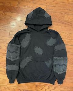 Sudaderas con Capucha de Invierno para Hombre de Primera Calidad, Tejido Desgastado, Felpa de Algodón, Sudaderas Unisex Personalizadas, Sudadera con Capucha de Araña - Product Image 2