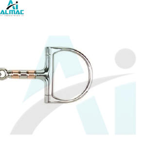 Junta única en forma de D de ALMAC Horse Bit con bordes lisos para un uso seguro en escuelas de equitación y prácticas ecuestres generales - Product Image 4
