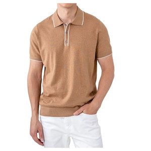 Polo de sport de golf pour hommes, t-shirt vierge brodé OEM avec logo personnalisé pour hommes polo en coton - Product Image 6