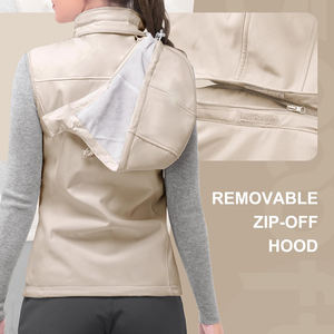 Haute qualité nouvelle saison femmes course gilet vêtements d'extérieur léger coupe-vent polaire doublé Softshell gilet tactique - Product Image 2