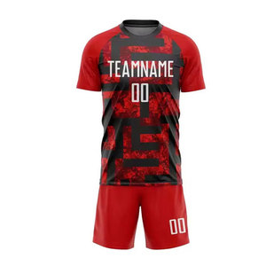 Tenue de football sublimée pour équipe, qualité supérieure, uniforme de football tendance en polyester, vêtements d'entraînement sportif - Product Image 2