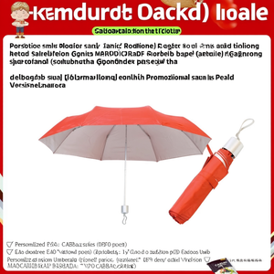 Ombrello Pieghevole Romano Personalizzato per Gadget Promozionali - Product Image 2