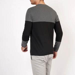 Chándales de hombre personalizados transpirables de algodón 100% de calidad superior, conjunto de sudadera de jersey liso de dos piezas, cuello redondo de talla grande - Product Image 5