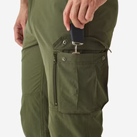 Caza cuatro estaciones pantalones largos de camuflaje al aire libre usable multibolsillo a prueba de viento pantalones de Montañismo pantalones de entrenamiento