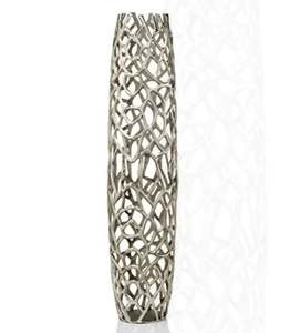 Maceta de aluminio moderna con acabado plateado pulido y martillado personalizado hecho a mano para ocasiones de cumpleaños o Bautismo - Product Image 2