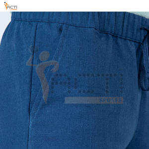 Pantalones cortos de talla grande para hombre, pantalones cortos de algodón transpirables personalizados para hombre, cintura elástica, bolsillos laterales, pantalones cortos de Fitness - Product Image 6