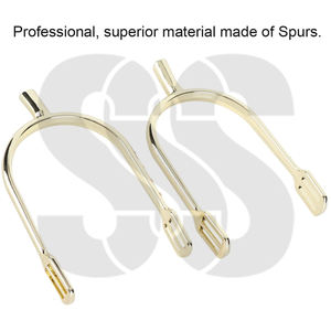 Nouvelles éperons d'équitation tendance, durables et légers, en acier inoxydable/acier au carbone/laiton, lot de 4 pour la pratique quotidienne et les performances - Product Image 3