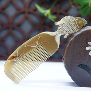 Peigne en corne de buffle de meilleure qualité pour la coiffure Peigne en corne naturelle complète pour extensions de cheveux du Vietnam - Product Image 1