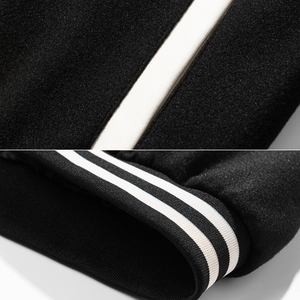 Veste de baseball varsity pour homme sur mesure de haute qualité, col roulé, antibactérienne, respirante, coupe-vent, en toile, nouvelle collection - Product Image 5