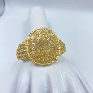 กำไลทองเหลืองชุบทอง18K ทำด้วยมือสุดหรูสำหรับงานปาร์ตี้หรือของขวัญแต่งงานสำหรับผู้หญิงพร้อมอัญมณี - Product Image 1