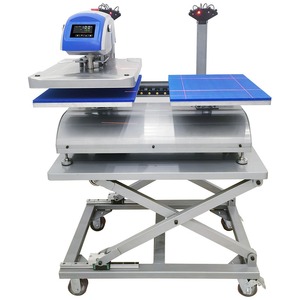 Manual Grade Double Station Garment Multicolor Iron Heatpress DTF Printing <b>Machine</b> New Condition Flatbed <b>Printer</b> OEM 110V/220V - Product Image 2