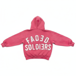 Sweat à capuche unisexe personnalisé vintage délavé à l'acide, épais, zippé, effet soleil, avec broderie appliquée, et pantalon de survêtement - Product Image 3