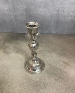 Bougeoir de pilier forgé à la main argent forgeron fait décorer la maison festive hôtel restaurant décoration de table de mariage - Product Image 4