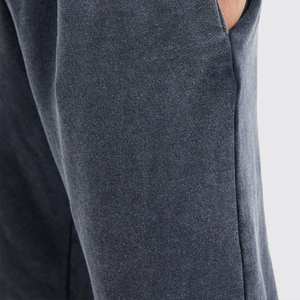 Pantalones para correr lavados con ácido Vintage para hombre con bolsillos, ropa de calle, pantalones de chándal informales para gimnasio para Estilo de vida activo BAR - Product Image 4