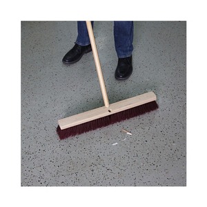 Boardwalk 24 In. Tête de brosse pour sol avec un diamètre de 3,25 pouces Brosses en polypropylène rigides de couleur marron pour nettoyeurs professionnels - Product Image 5