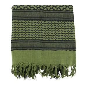 Shemagh - Écharpe arabe verte et noire, keffiyeh, foulard de tête, écharpe du désert, camouflage personnalisé - Product Image 1