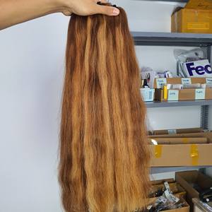 Extensions de cheveux vierges GUGU HAIR, cheveux Remy naturels, couleur piano, super double trame, dentelle frontale HD, mèches de cheveux vietnamiens - Product Image 2