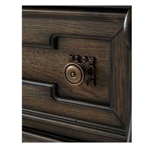 Tiroirs en bois d'acajou massif poignée en métal haute qualité jolie peinture chevet coffre armoire chambres meubles - Product Image 2