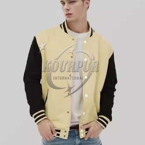 Parches bordados personalizados Chenille Varsity Bomber Letterman College Plus Size Baseball Varsity Jackets 2025 Producto de alta calidad - Product Image 4