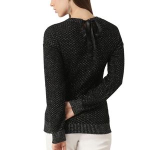 Pull en laine confortable pour femmes pull pour femmes à usage décontracté avec pull tricoté à la main de conception de cardigan à l'avant ouvert - Product Image 2