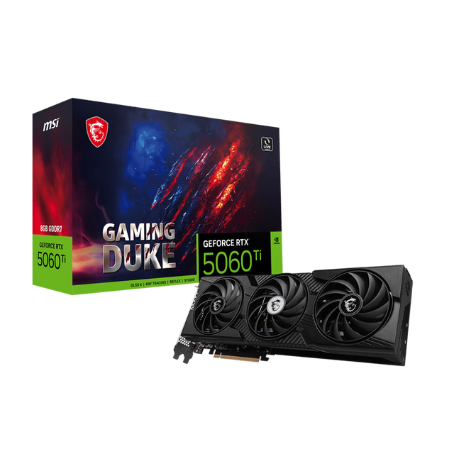 For GeForce RTX5060Ti 8G GAMING 3X New Fan-Cooled PCI Express 128-bit Gaming Graphics Card for Desktop PC