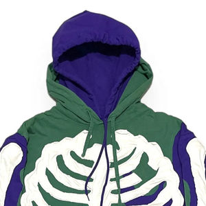 Hoodies d'hiver personnalisés 2026 avec broderie effet vieilli pour hommes – Qualité supérieure, épaules tombantes, logo personnalisé, mode unisexe, polaire, streetwear - Product Image 3