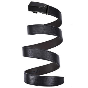 Venta al por mayor de moda casual cinturón de cuero para negocios hebilla única cinturón de cuero genuino para hombres vestido precio razonable OEM - Product Image 6