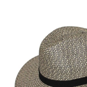 Sombrero Fedora deportivo vintage unisex personalizado con decoración de cinta a rayas para ropa de invierno formal e informal para adultos - Product Image 2