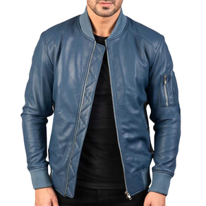 New Design Premium Quality Leather <b>Jacket</b> for men Breathable Premium Quality Leather <b>Jacket</b> for Sale Stylish <b>jacket</b> for men - Product Image 1