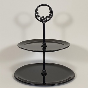 Soporte alto de metal para pasteles con acabado de cobre antiguo con base decorativa diseñada para celebraciones de pasteles y banquetes de lujo - Product Image 5