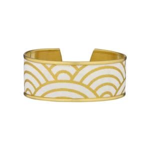 Doté d'une bague ouverte réglable à la mode et unique, parfaite pour les femmes avec placage or et BY HF CRAFTS - Product Image 5