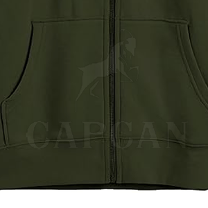 Sudadera con Capucha para Mujer de Capcon Sport, 100% Algodón Ecológico, Transpirable, con Cierre Completo y Logotipo Frontal en el Cuello, 220g, Invierno - Product Image 6