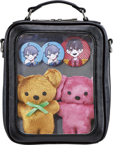 Tsuletette MUI Tall Sac à main noir à bandoulière Design élégant et élégant - Product Image 1